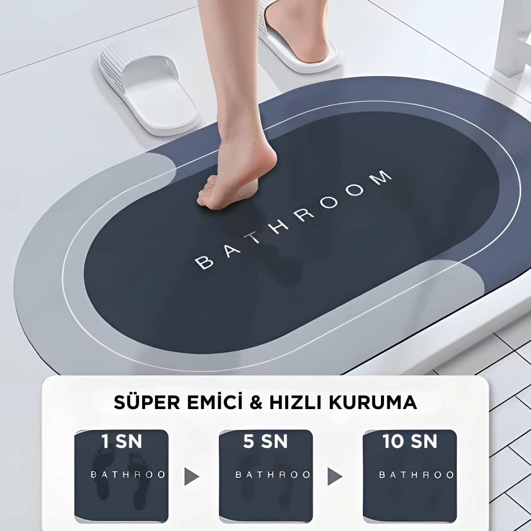 Dr. Paspas™ Ultra Emici Kaymaz Banyo Matı