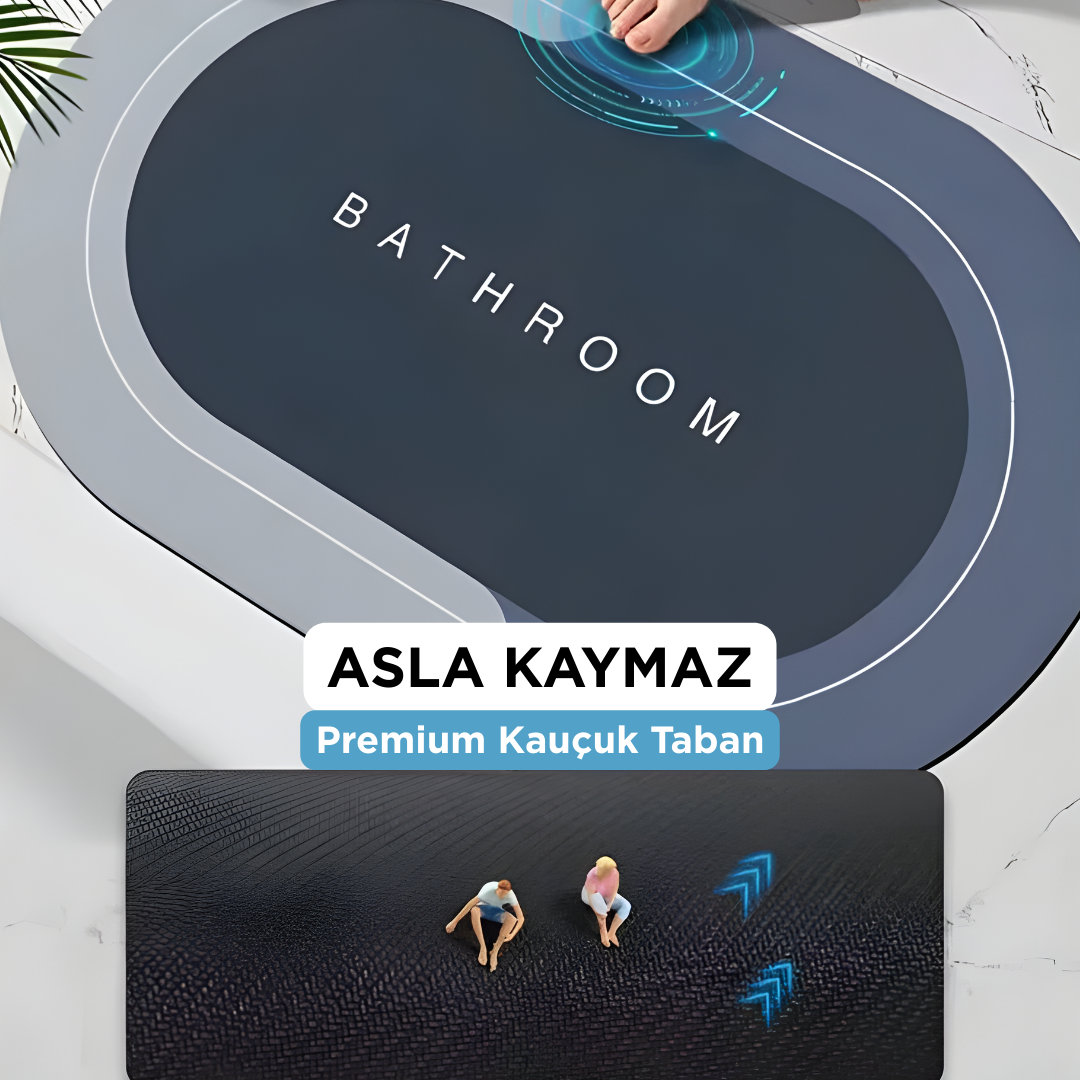 Dr. Paspas™ Ultra Emici Kaymaz Banyo Matı